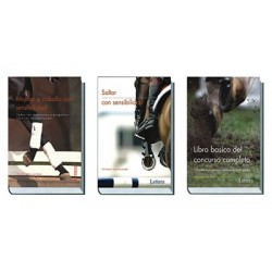 Montar a Caballo con Sensibilidad + Saltar con sensibilidad + Libro básico del concurso completo