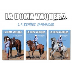A. NOVEDAD LA DOMA VAQUERA CON CLASE CON LUIS FERNANDO BENÍTEZ SANTANDER 3 DVD´S