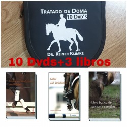 Tratado de Doma Reiner Klimke 10 DVD's + 3 libros