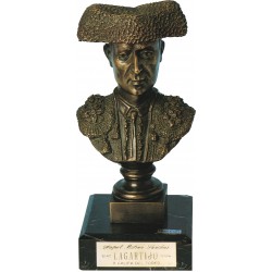 BUSTO TORERO. LAGARTIJO BRONCE