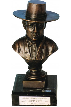 BUSTO TORERO. GUERRITA EN RESINA TERMINACIÓN BRONCE